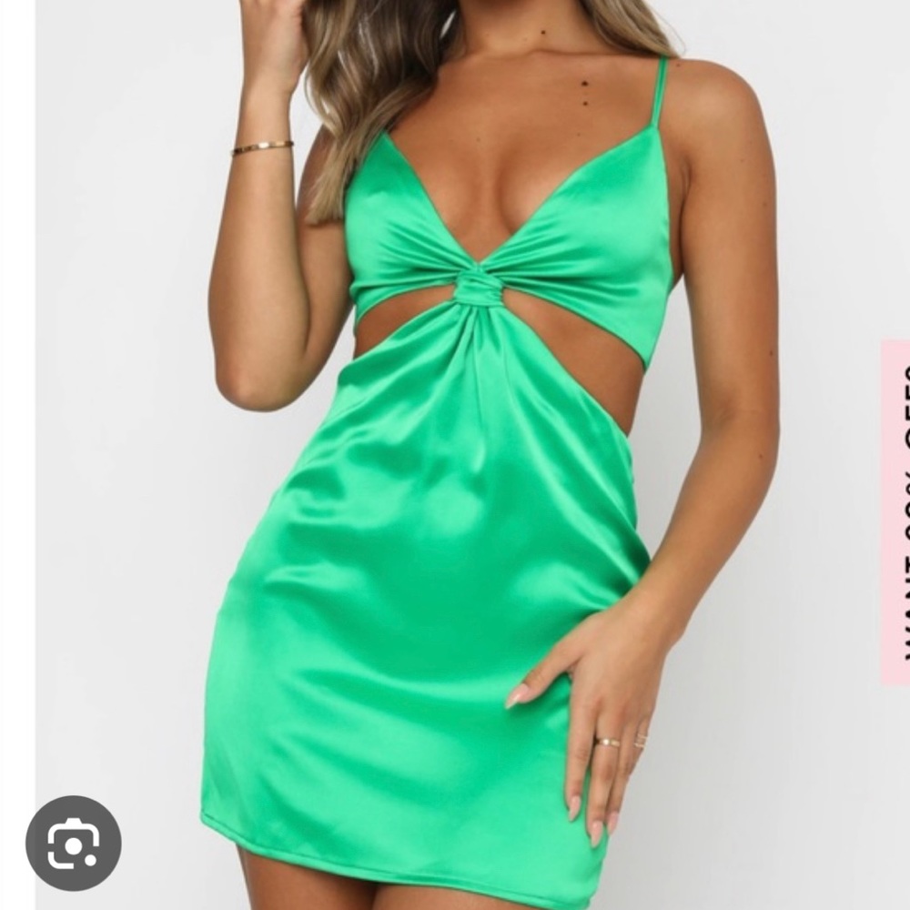 WHITE FOX BOUTIQUE | Let’s Runaway Mini Dress | Green | NEW